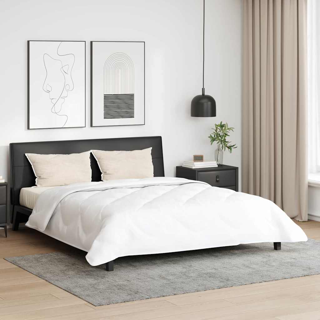 Sommerdecke mit Kissen 3 pcs Weiß Mikrofaser